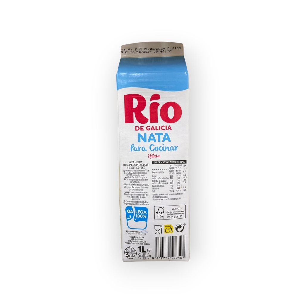 NATA RIO CREMA DE LECHE