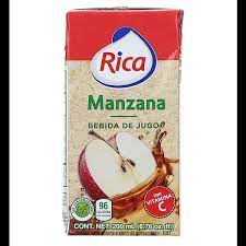 JUGO RICA MANZANA 200 ML