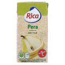 JUGO RICA NECTAR PERA 200 ML