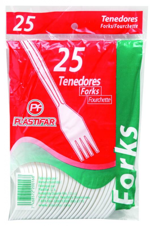 TENEDORES PLASTICO PF