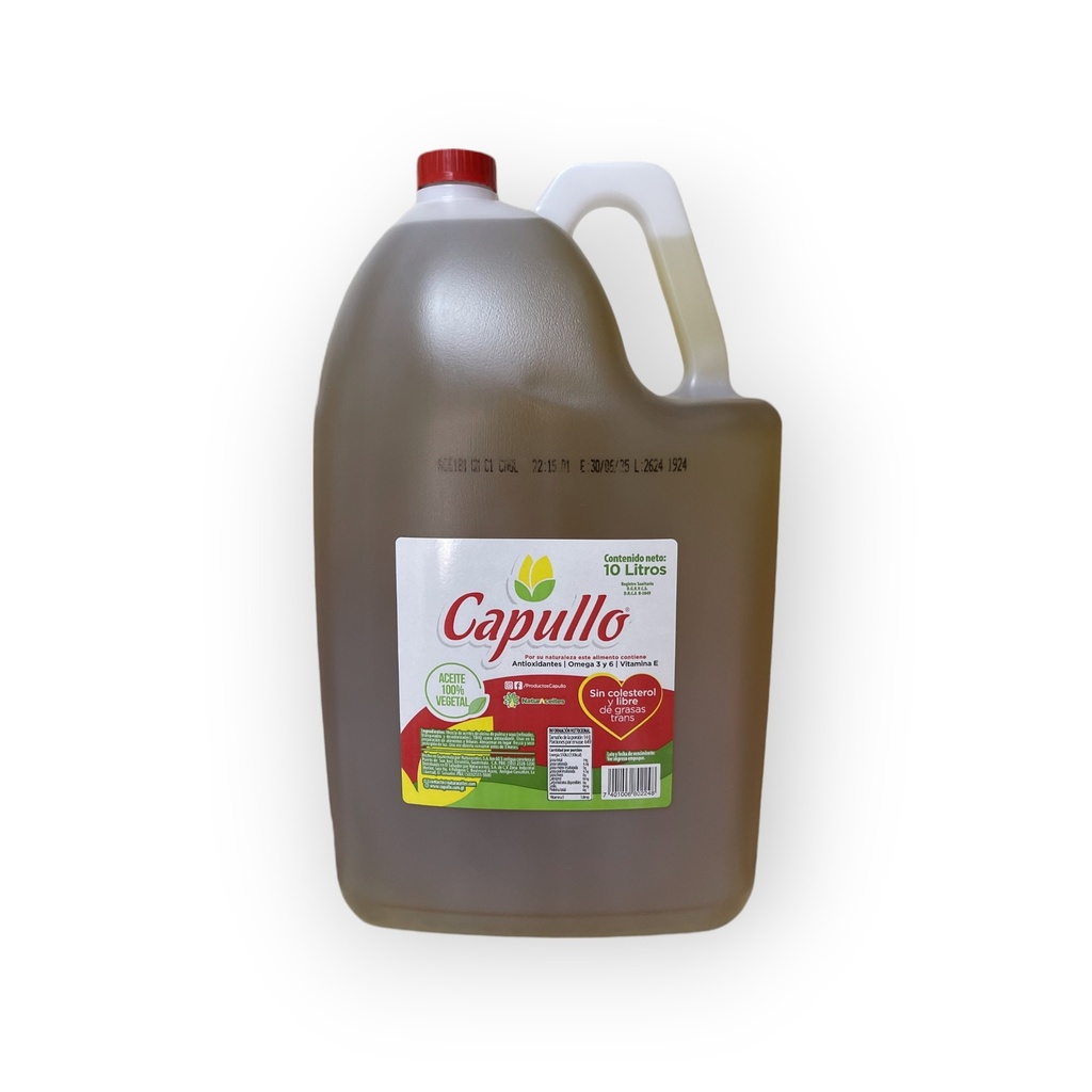 ACEITE CAPULLO RENDIMIENTO 10 LITROS