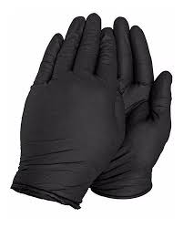 GUANTES NITRILO NEGRO LARGE