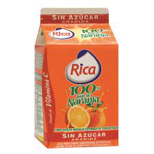 JUGO RICA NARANJA 16 OZ