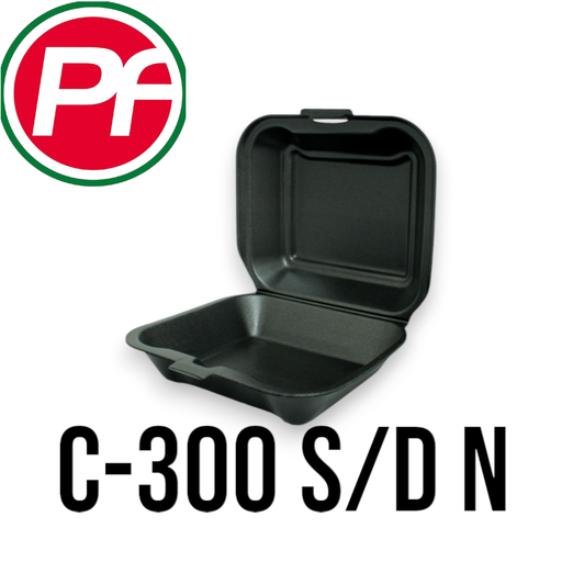 C300 BANDEJA DOBLE NEGRA S/D PF